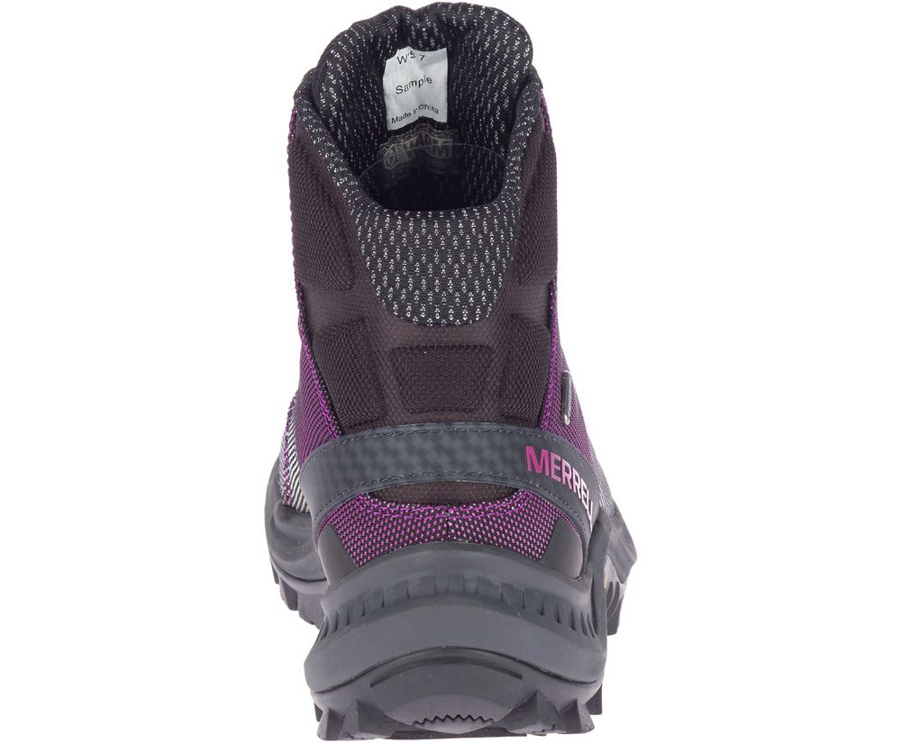 Merrell Boots Black/Purple - Thermo Cross 2 Mid Waterproof - Womens 31SODGZVH